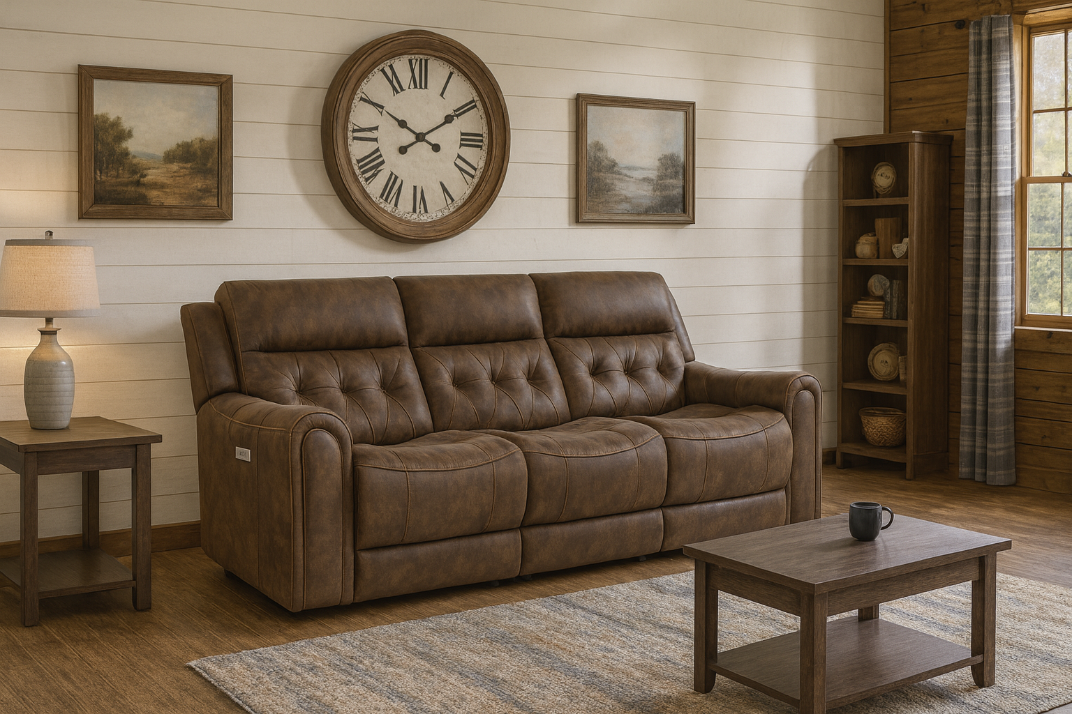 Moto Motion Anniston Triple Power Reclining Sofa