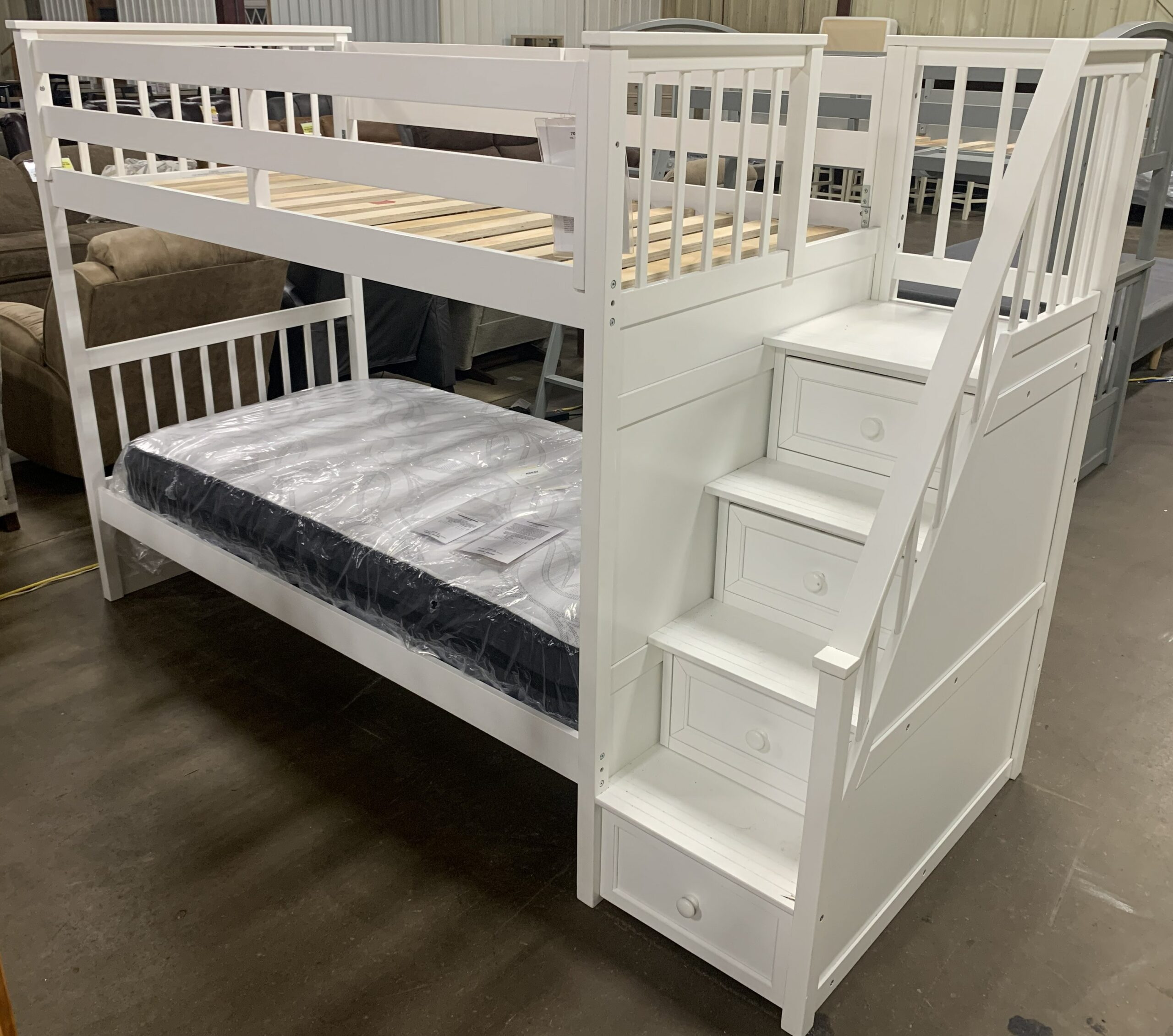img 8783 Schoolhouse Stair Bunk Bed - Image 1