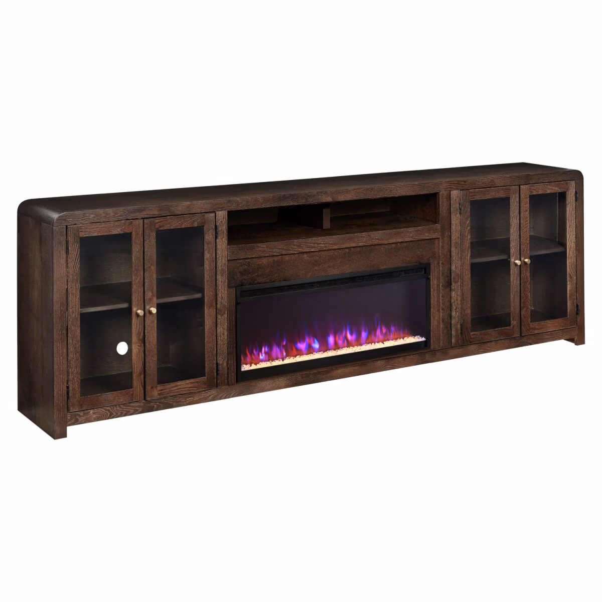 Cooper 96" Fireplace Console KOO1970-DKC - Image 9