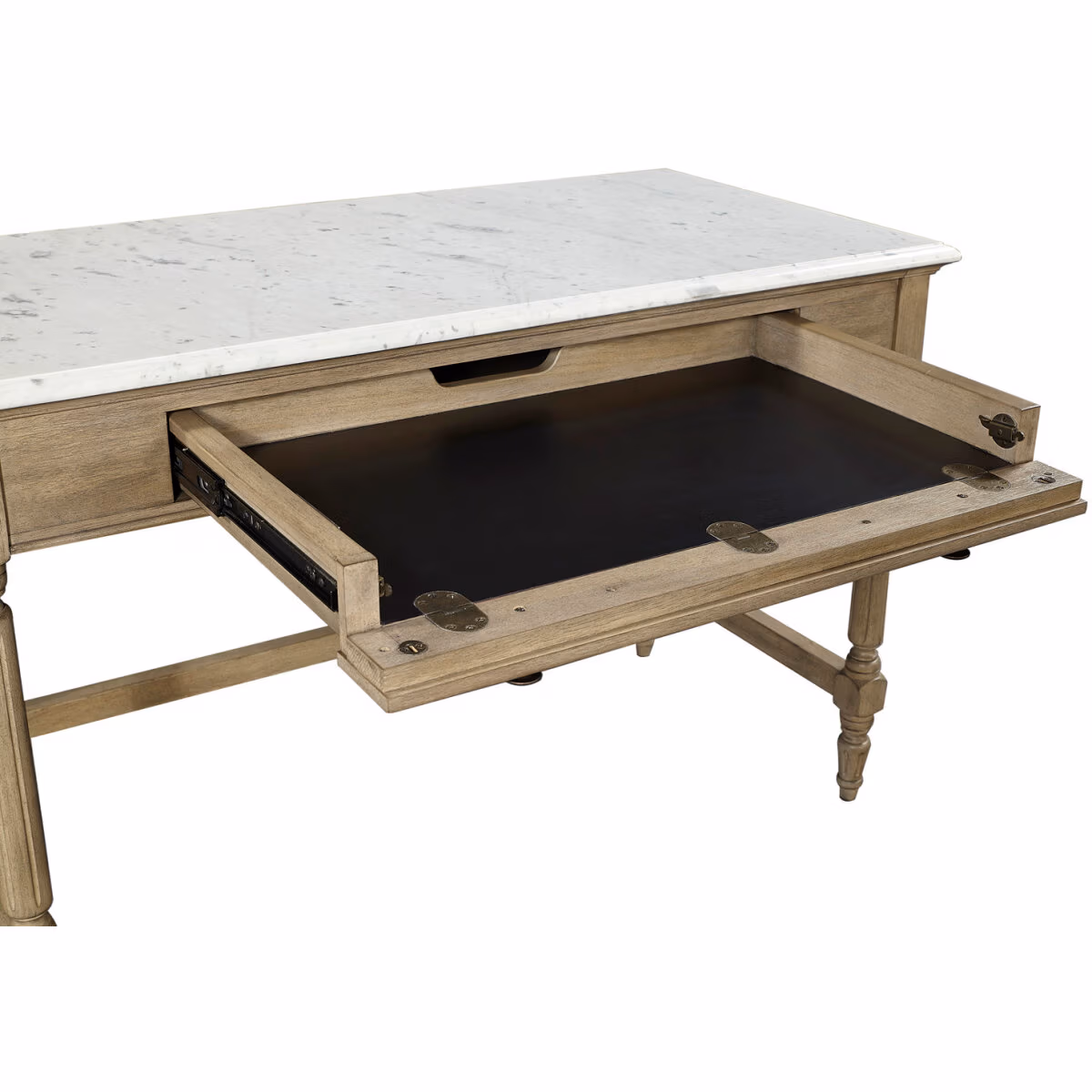 Provence Writing Desk W/ Marble Top I222-348WD - Image 6