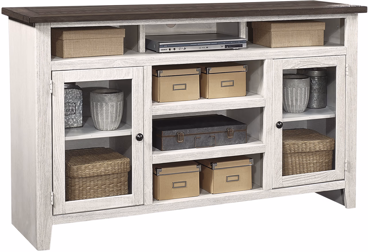 137f4775bf3ed2c5469f6c2a246a1296 Eastport 65" Highboy Console W/ 2 Doors WME1244-DBK WME1244-DBK - Image 1