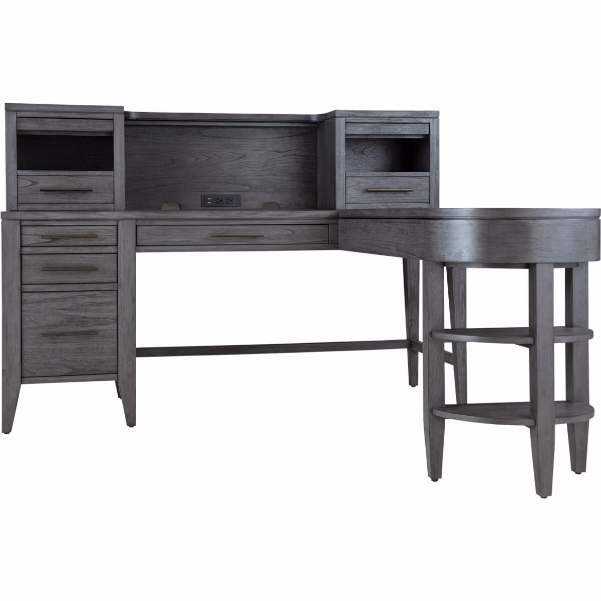 Preston Single Ped Hutch I597-307H - Image 8