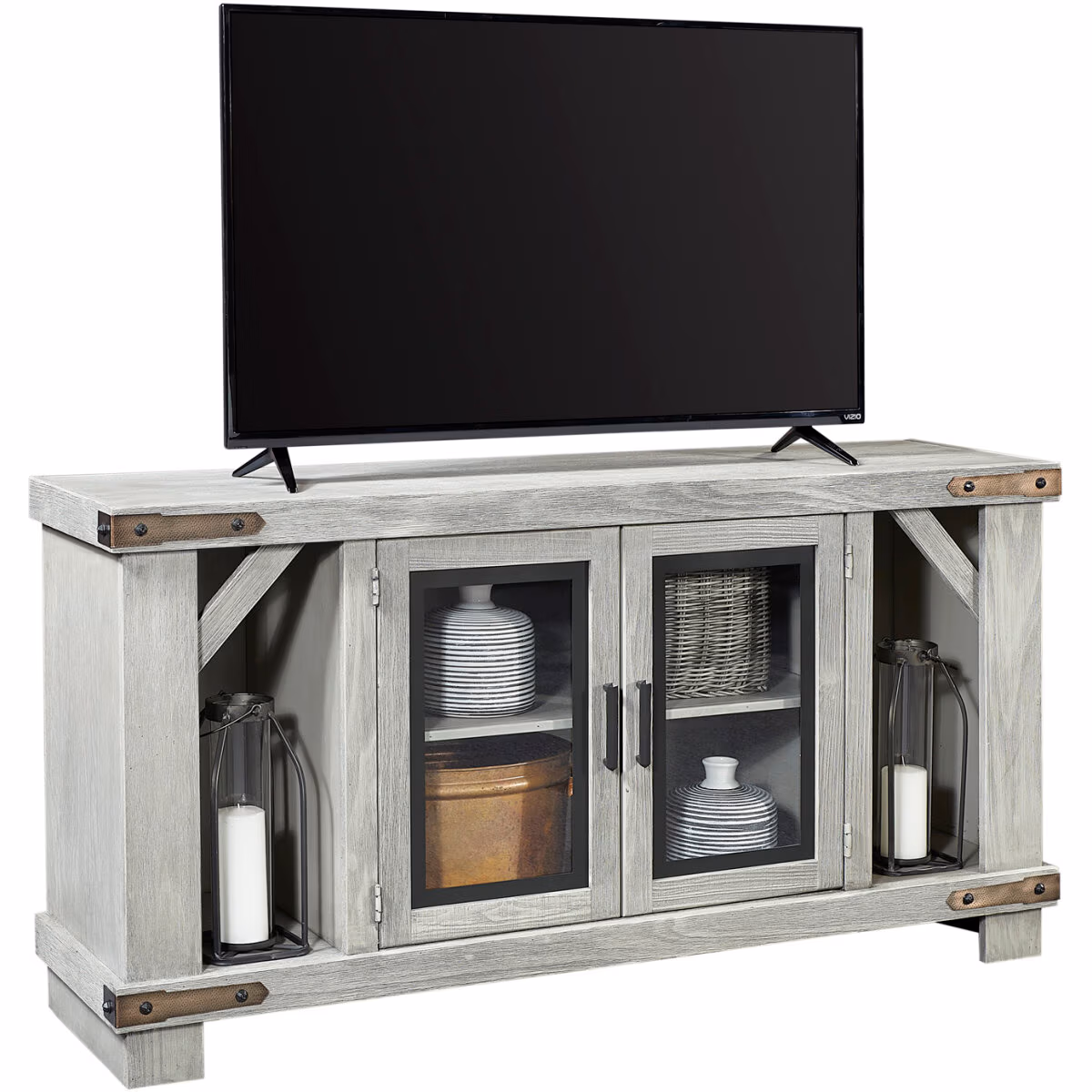 Sawyer 64" Console W/ 2 Doors WMO1240-LGH - Image 5