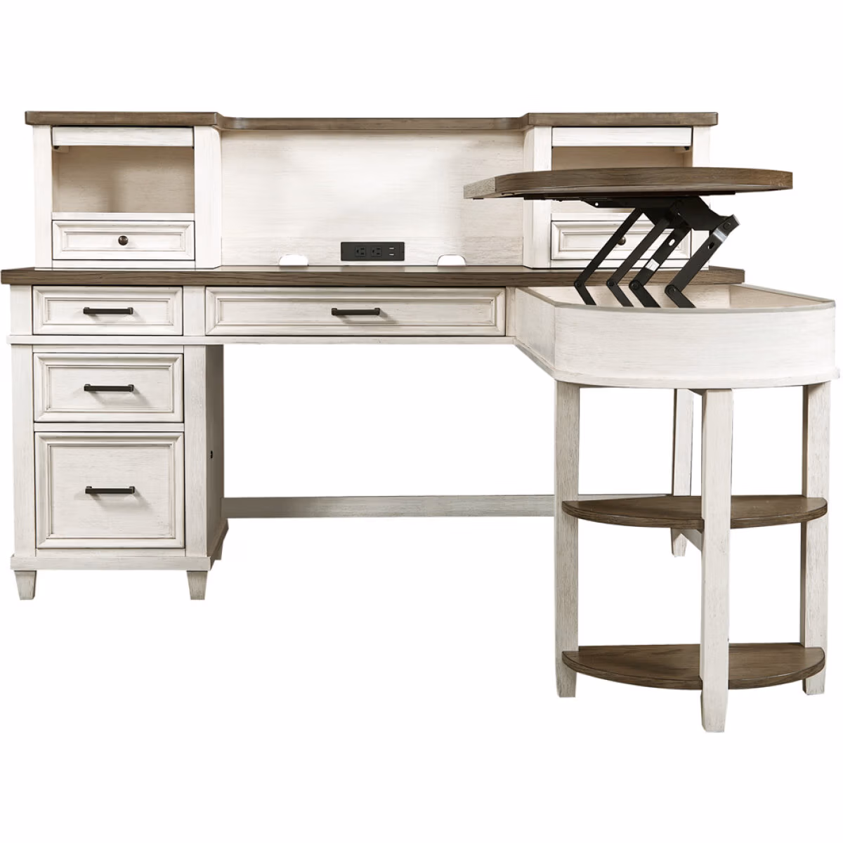 Caraway Pedestal Desk And Return I248HOGRP1a - Image 2