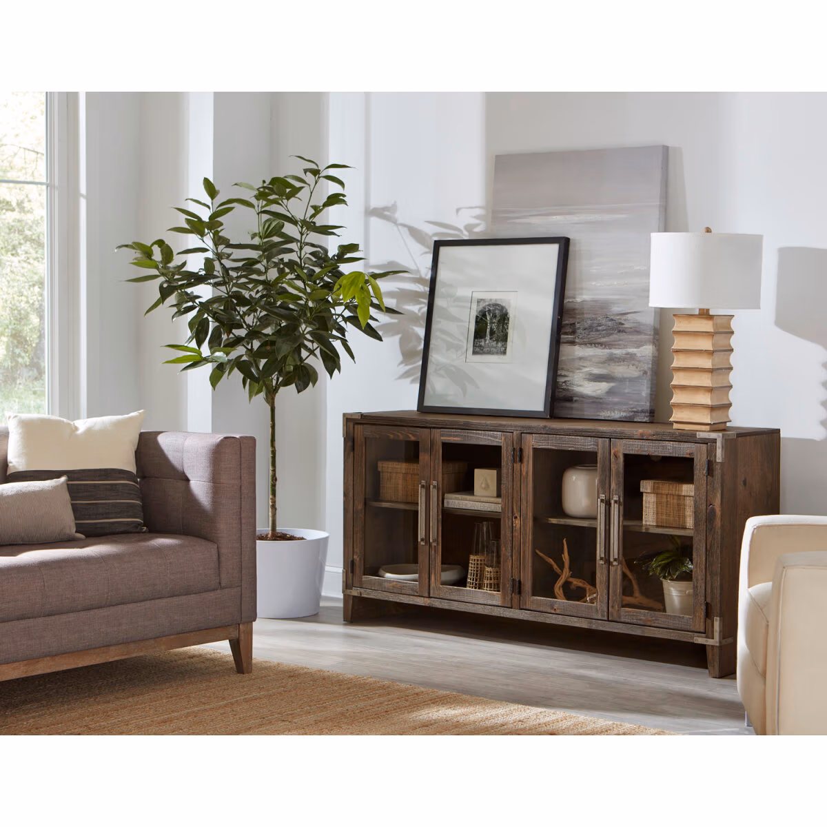 Quincy 66" Console W/ 4 Doors WDJ1240-BDL WDJ1240-BDL - Image 3