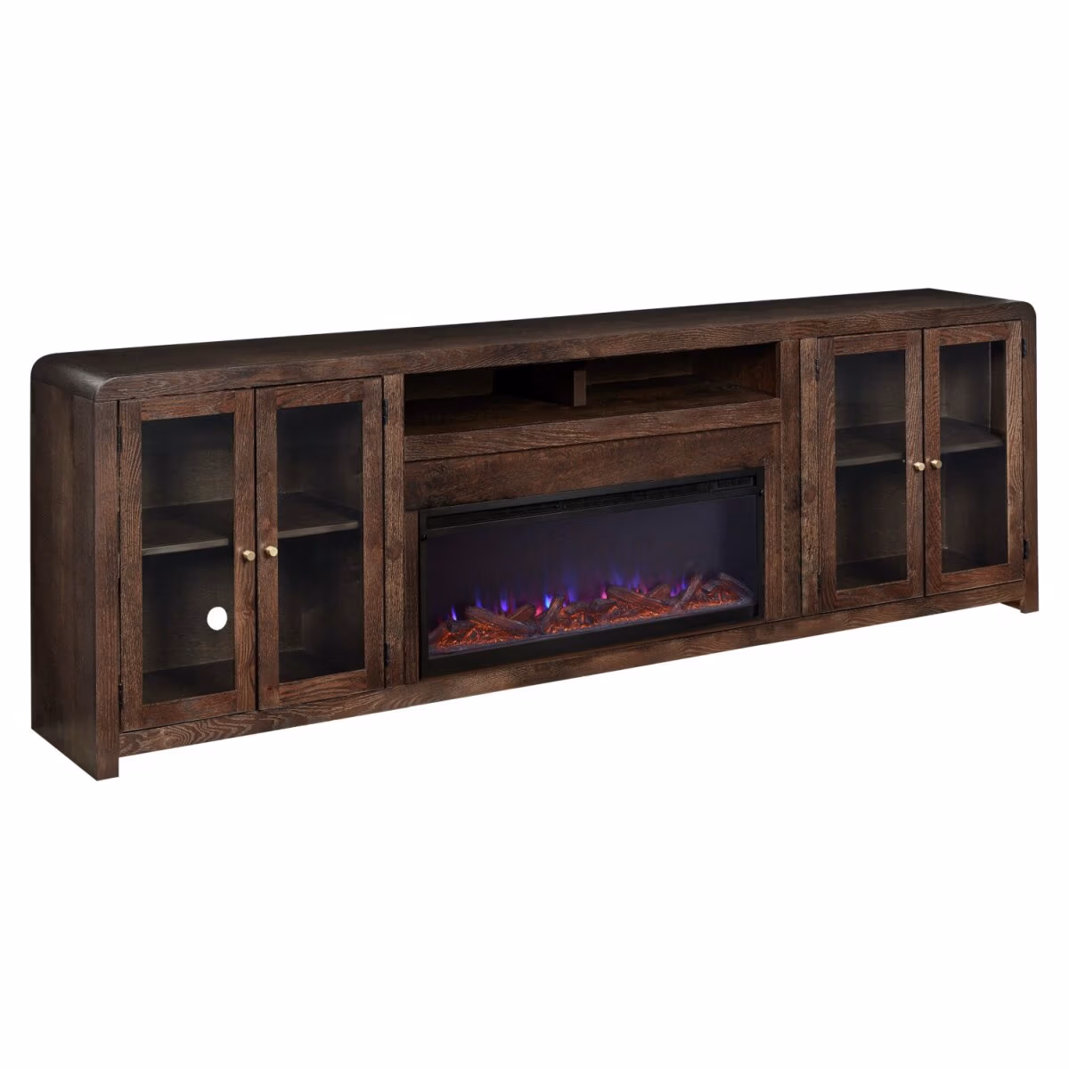 Cooper 96" Fireplace Console KOO1970-DKC - Image 10
