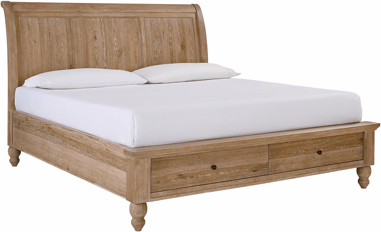 Cambridge Queen Sleigh Bed Hb ICB-400-KHK-KD-2