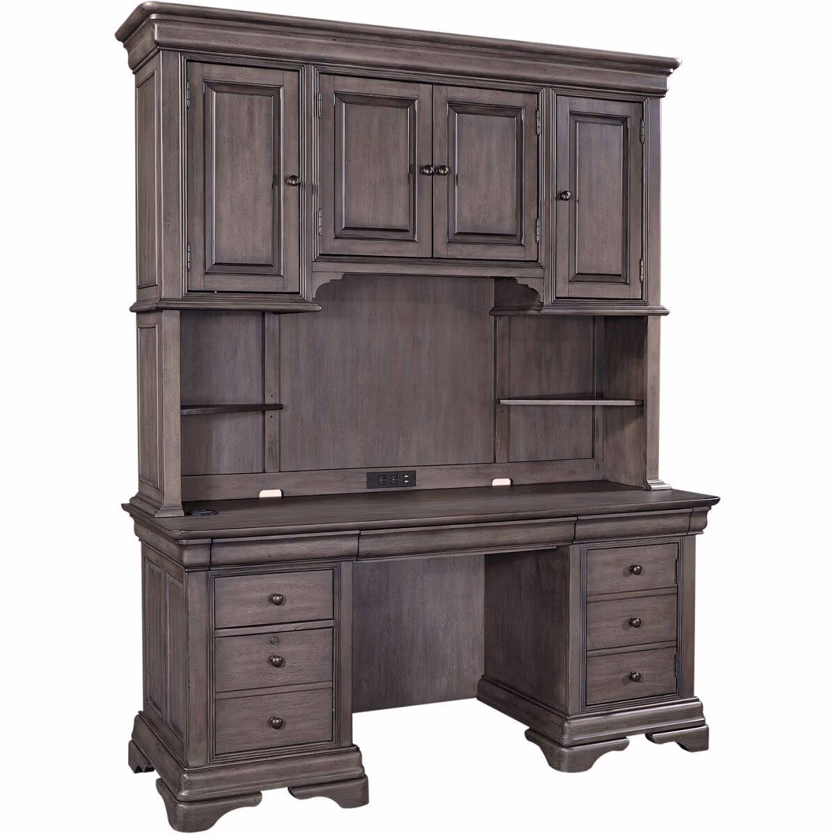 Sinclair Credenza & Hutch I224HOGRP2 - Image 2
