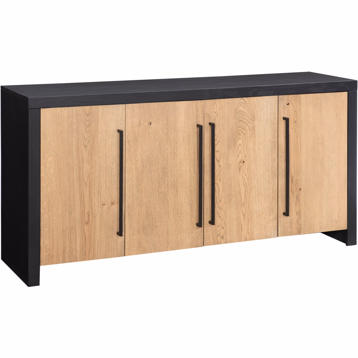 Edison 64" Console W/ 4 Doors KEE1240SST-BLK - Image 2