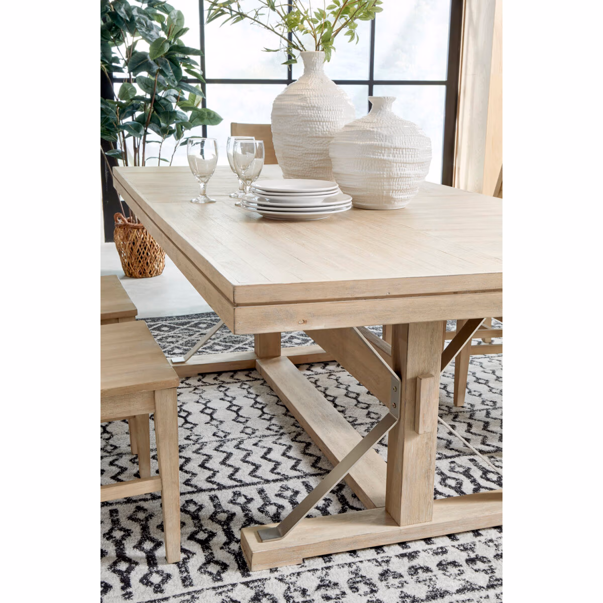 Maddox Trestle Dining Table I644-6030 I644-6030 - Image 7