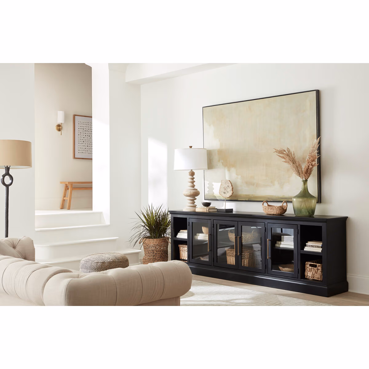 Byron 98" Console W/ 4 Doors MBB1270-BLK MBB1270-BLK - Image 4