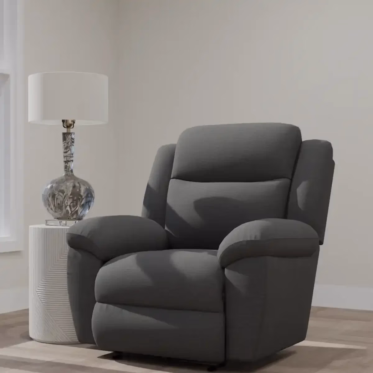 Joel Power Wall Recliner w/ Headrest & Lumbar - 16X761 - Image 3