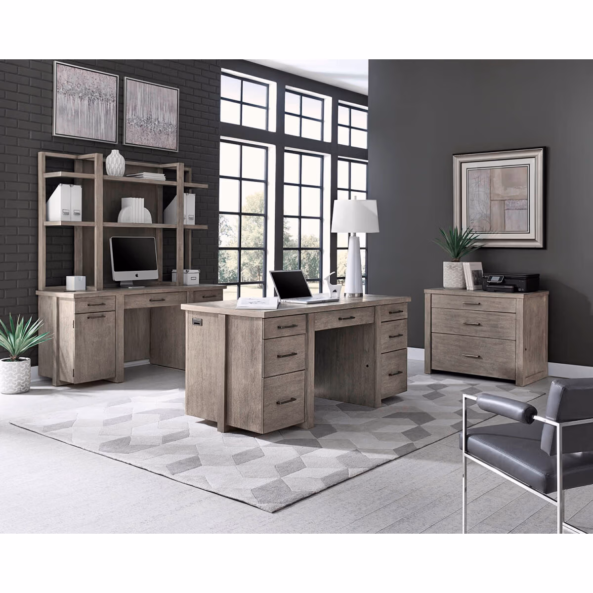 Platinum 66" Executive Desk - Image 4