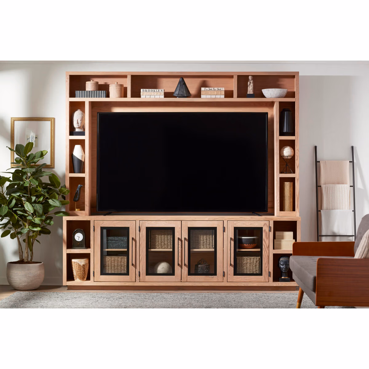 Paige 97" Console & Hutch WKA1270H-CAS - Image 3