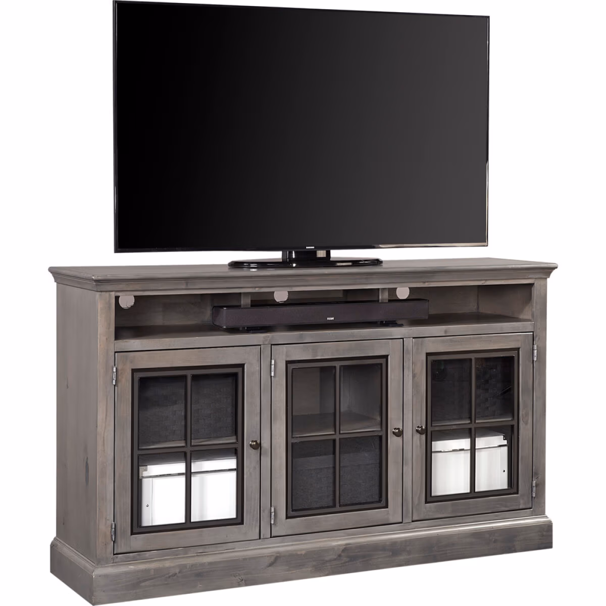Churchill 66" Highboy Console W/ 3 Doors DR1243GRP1 - Image 3