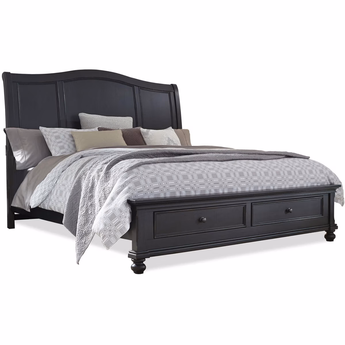 Oxford Sleigh Bed I07BRGRP13 - Image 2