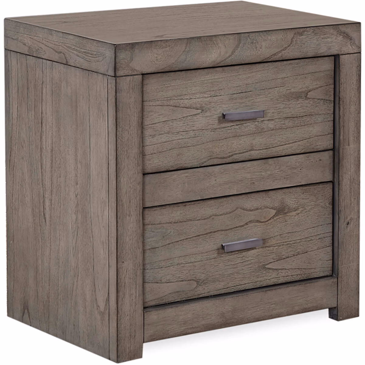 Modern Loft 2 Drawer Nightstand W/ Power IML-450-GRY-1 IML-450-GRY-1 - Image 2