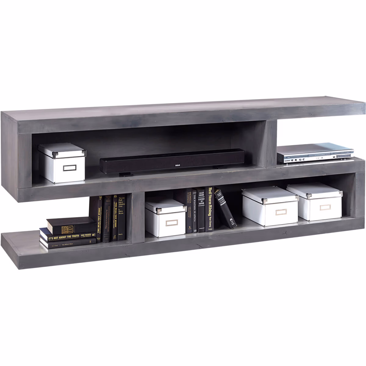 Contemporary Alder 74" Open S Console DL1075GRP - Image 2