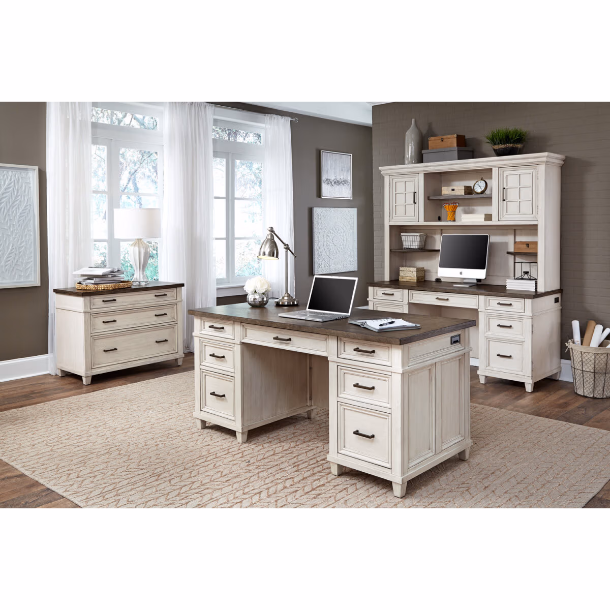 Caraway Credenza Hutch I248-317-1 - Image 6