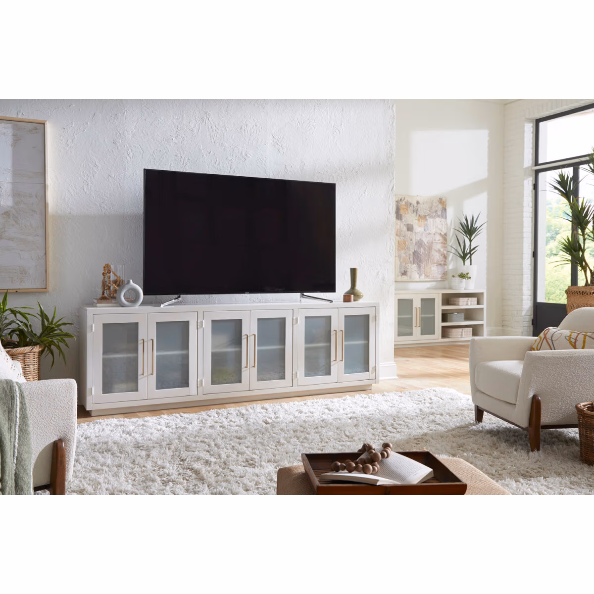 Perry 97" Console W/ 6 Doors MAA1270-MBL - Image 7