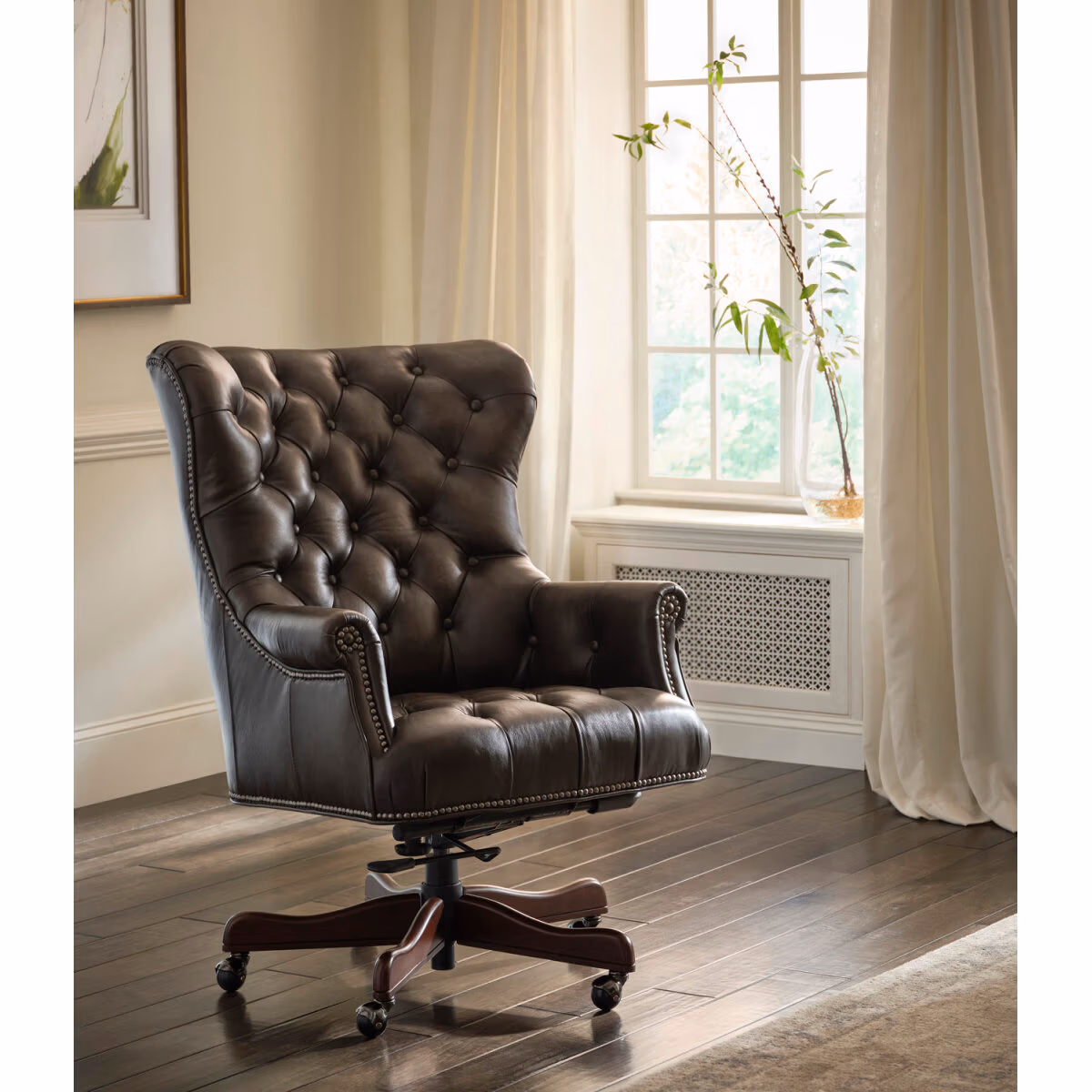 Jefferson Exec Chair Burnished Walnut A15-3681 - Image 10