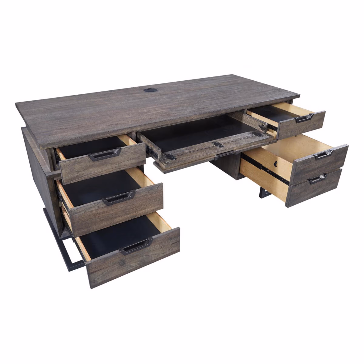 Harper Point 66" Executive Desk IHP-304-FSL - Image 6