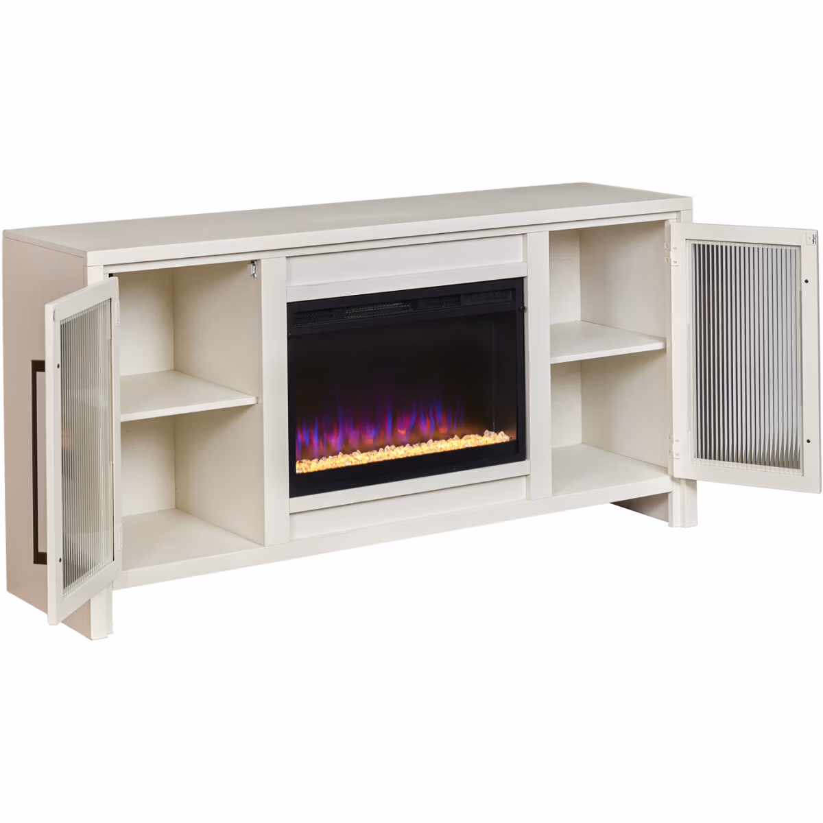 Tatum 66" Fireplace Console MUU1942-BLK MUU1942-BLK - Image 8