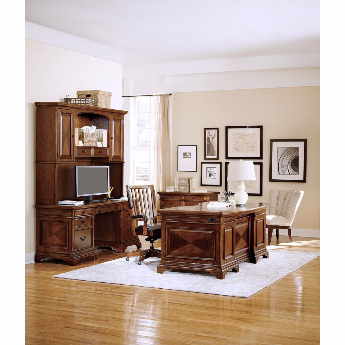 Hawthorne 66" Curved Exec Desk I26-303-1 - Image 3