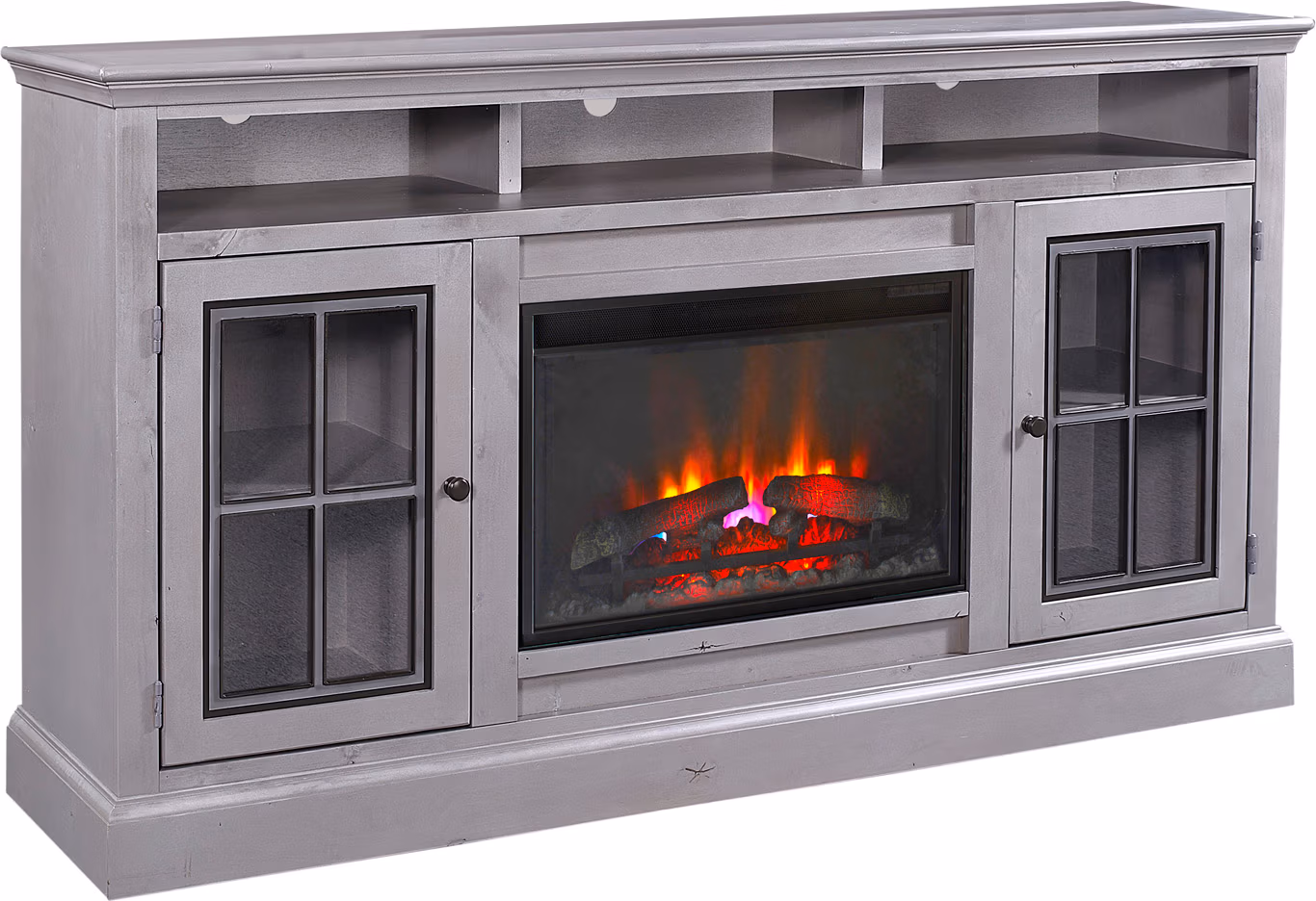 Churchill 70" Highboy Fireplace Console