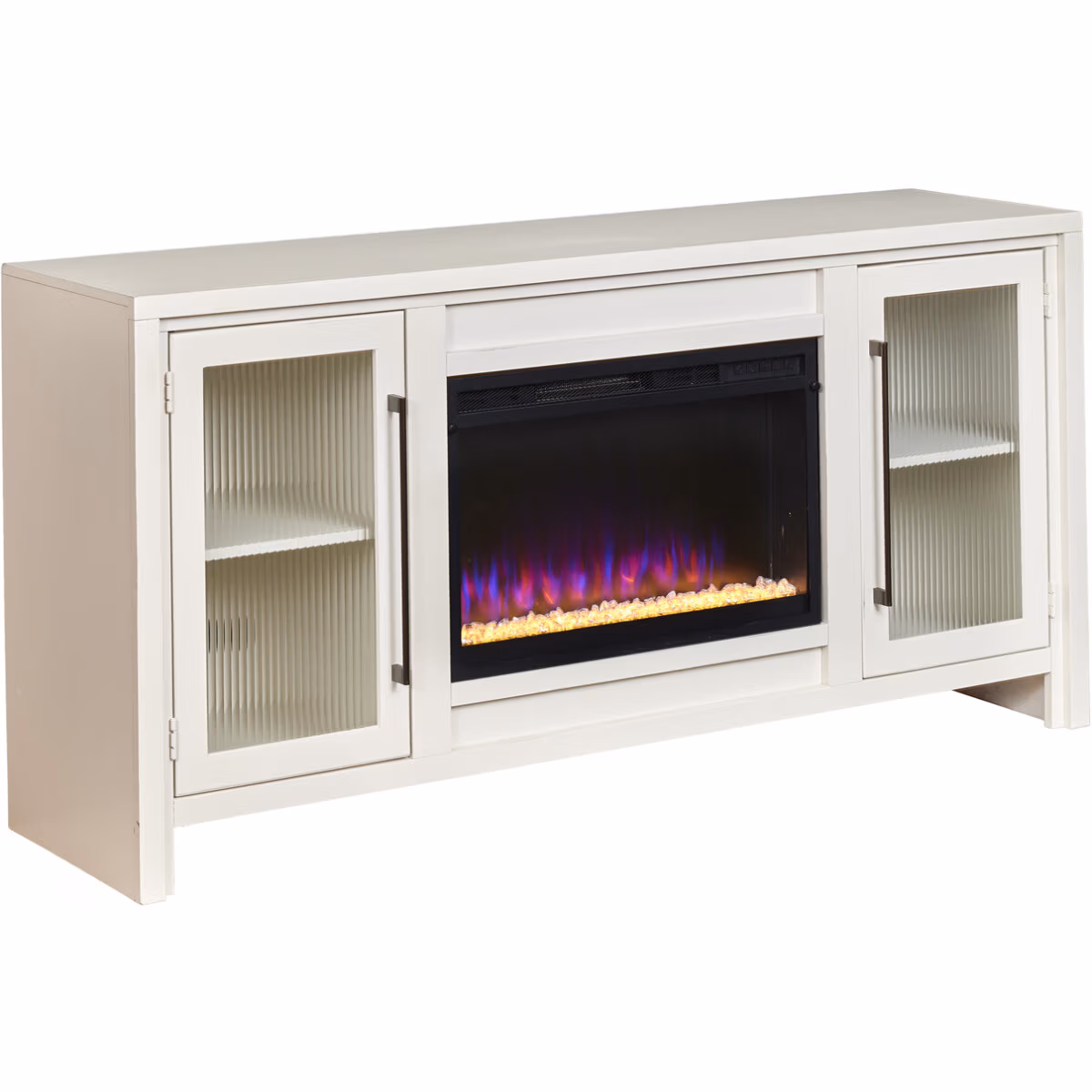 Tatum 66" Fireplace Console MUU1942-BLK MUU1942-BLK - Image 3