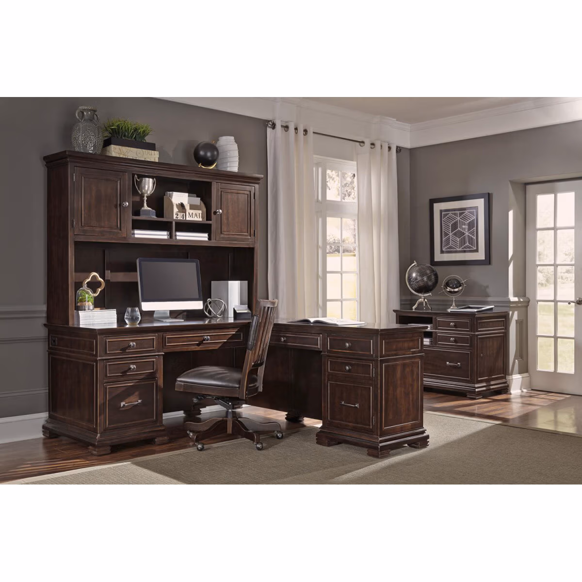 Weston L-shaped Desk I35HOGRP1 - Image 6