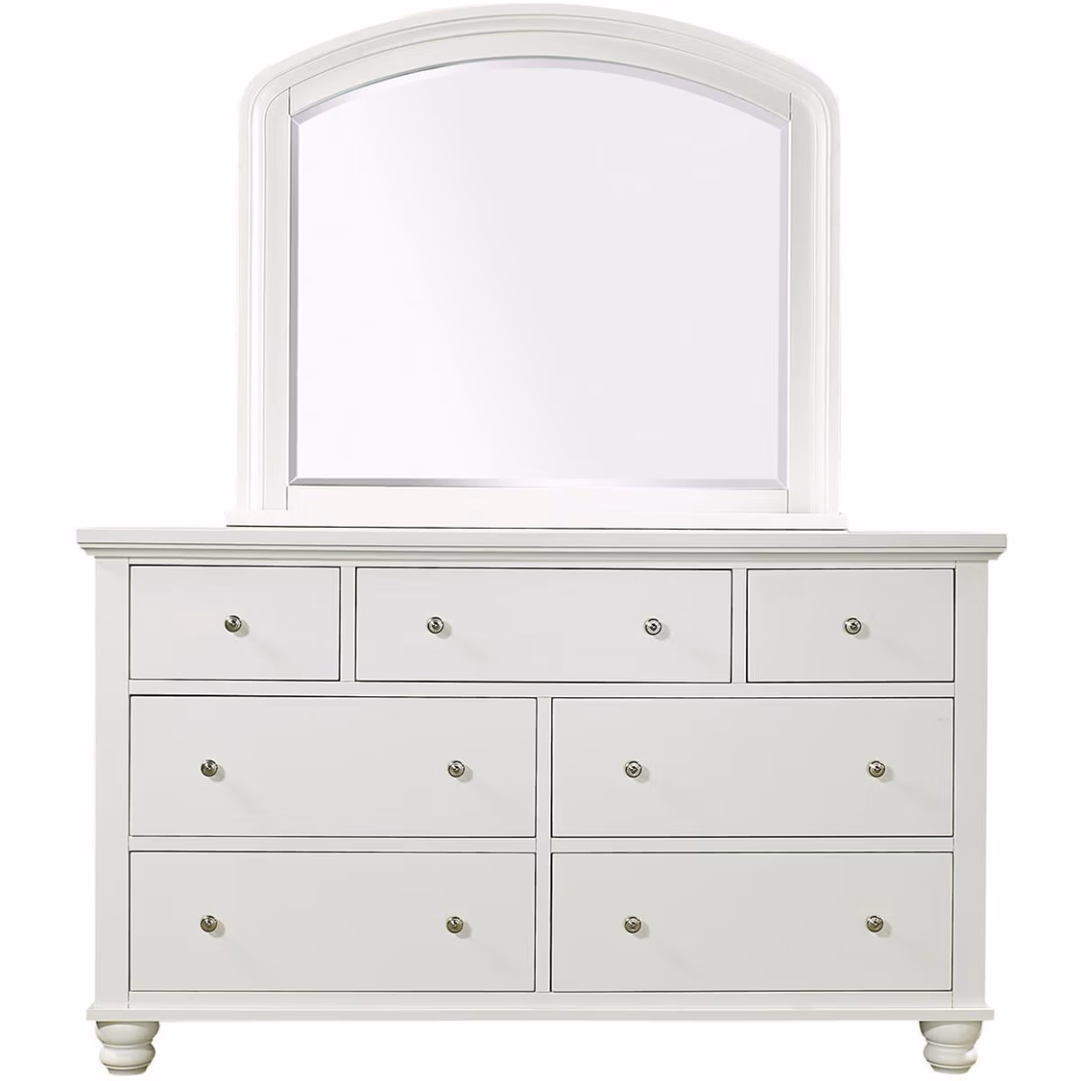 Cambridge Double Dresser Mirror ICB-462-WHT - Image 3