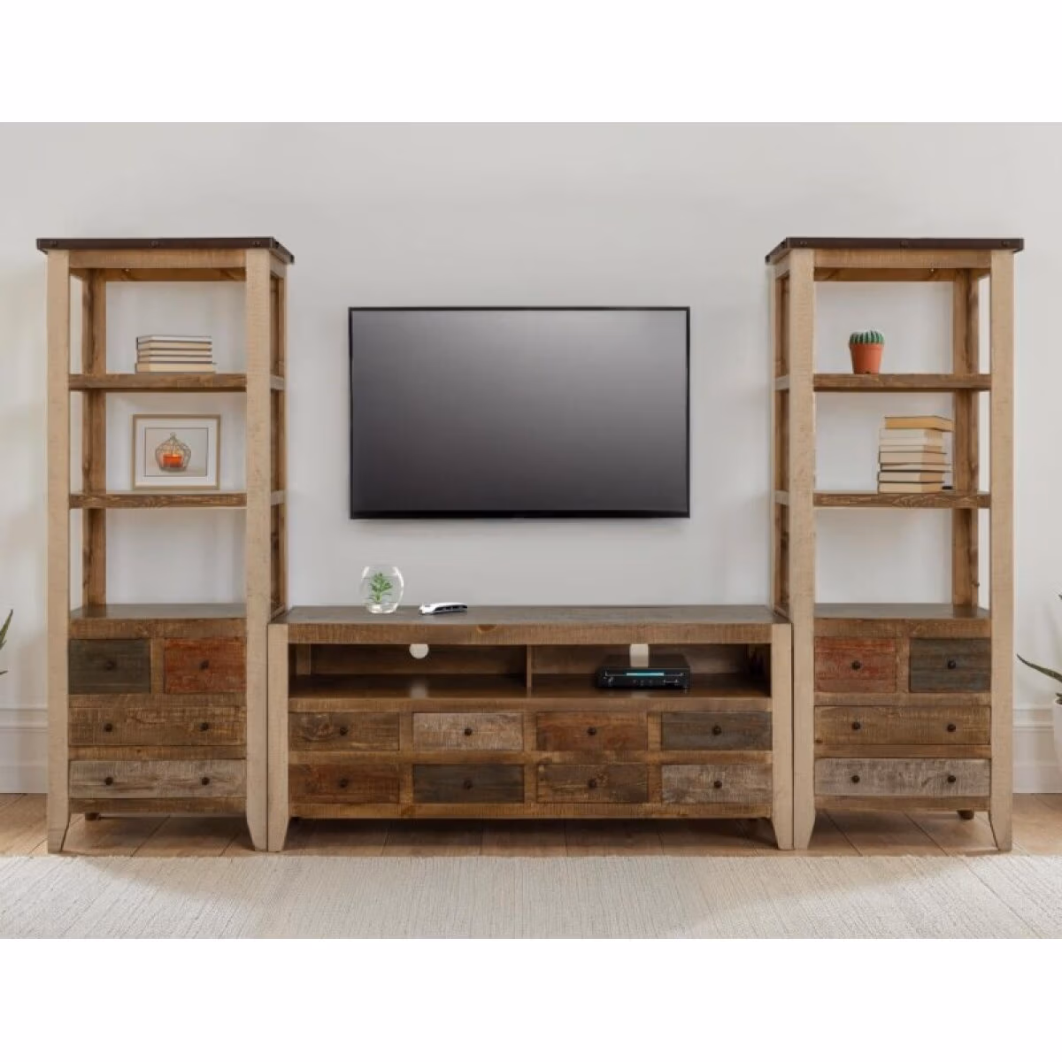 Antique 8 Drawer TV-Stand - Image 7