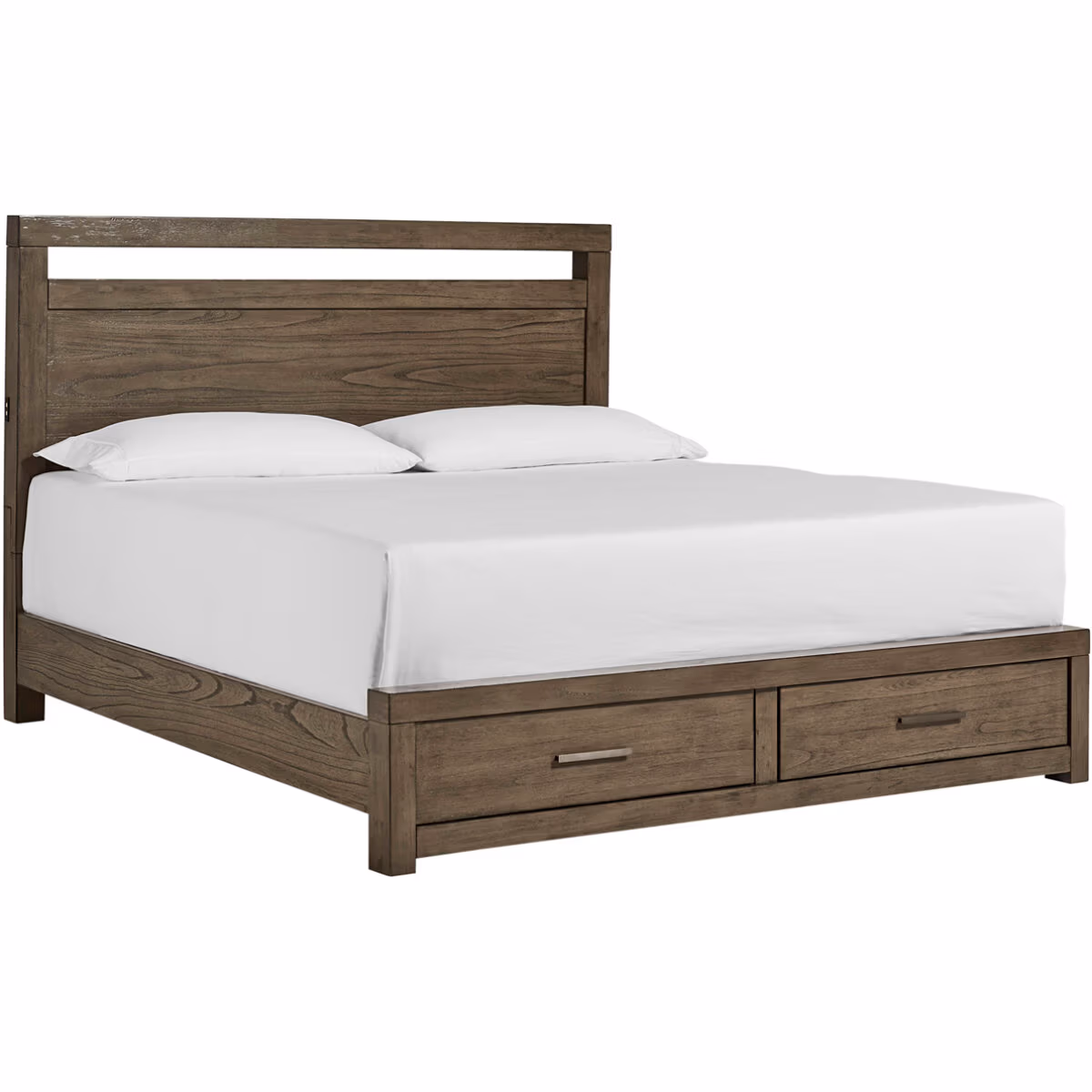 Modern Loft Panel Bed IMLBRGRP16 - Image 2