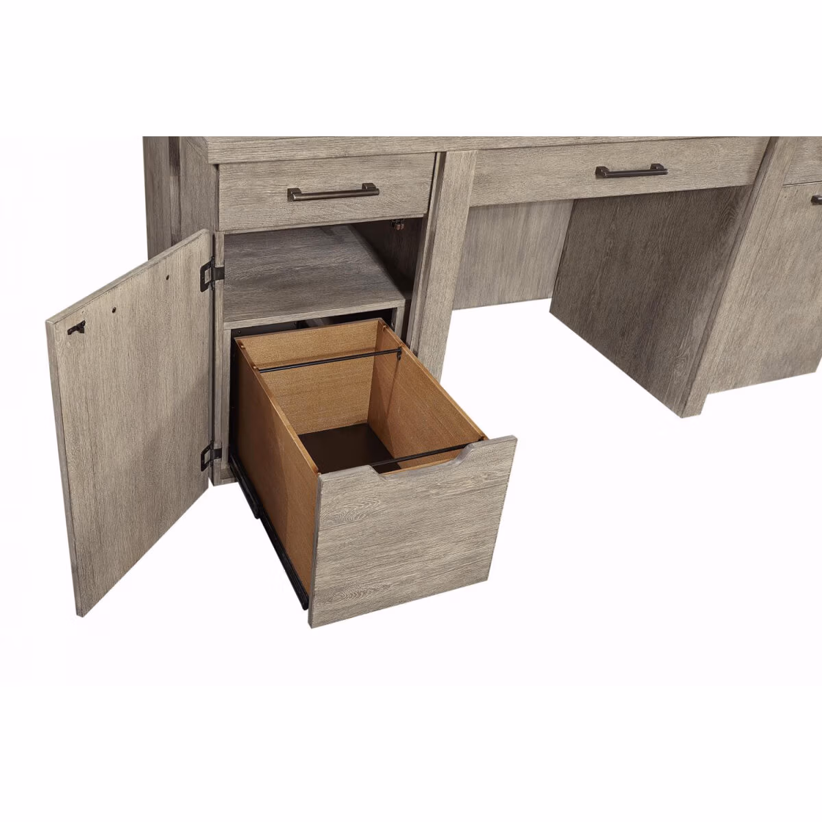 Platinum Credenza Hutch - Image 11