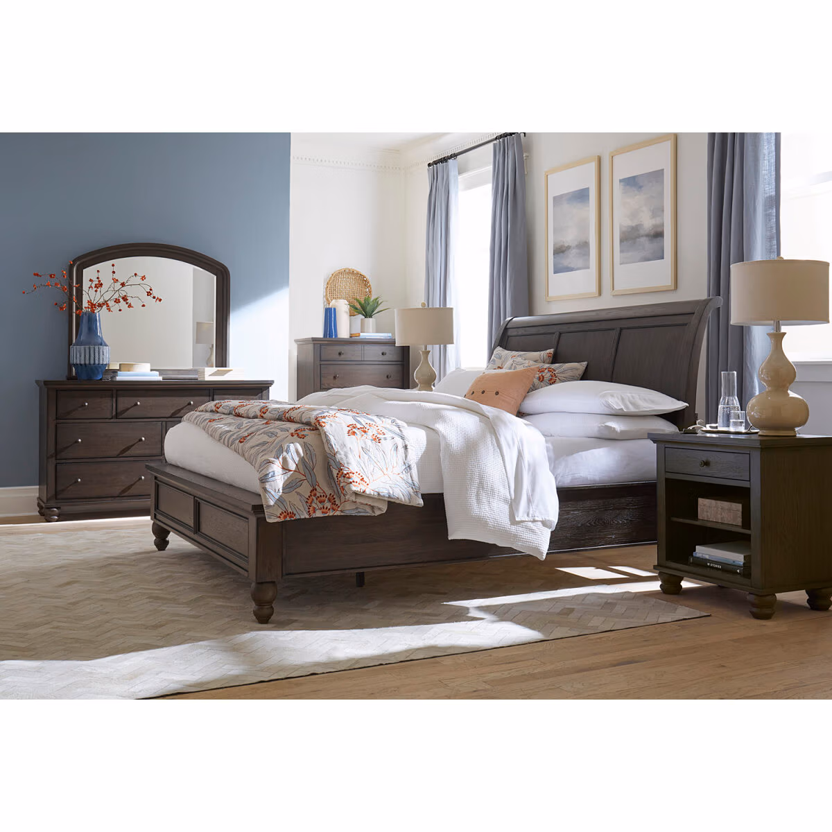 Cambridge 1 Drawer Nightstand ICB-451-PPR-1 - Image 5