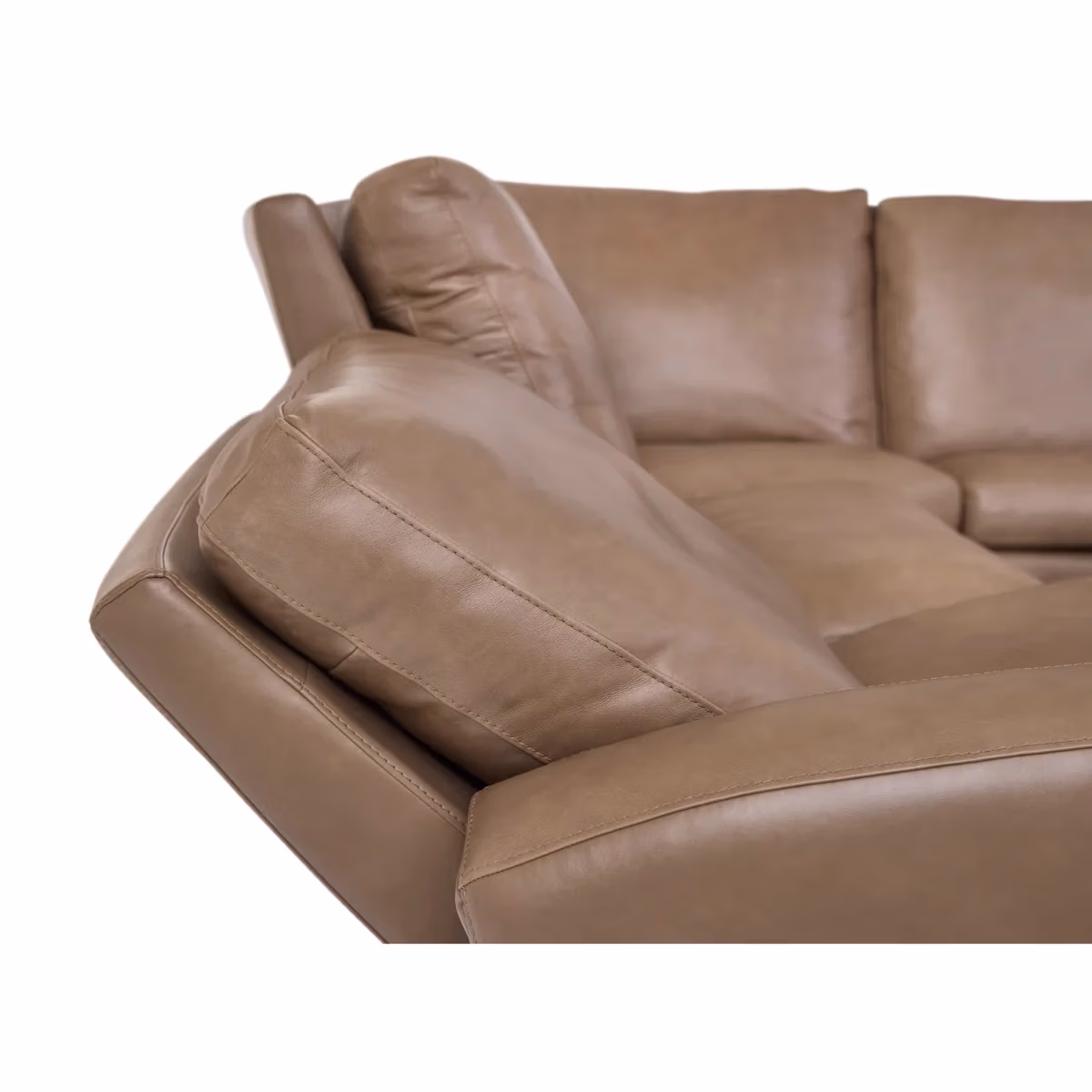Aria Fawn Leather Power Reclining Sectional - Image 14