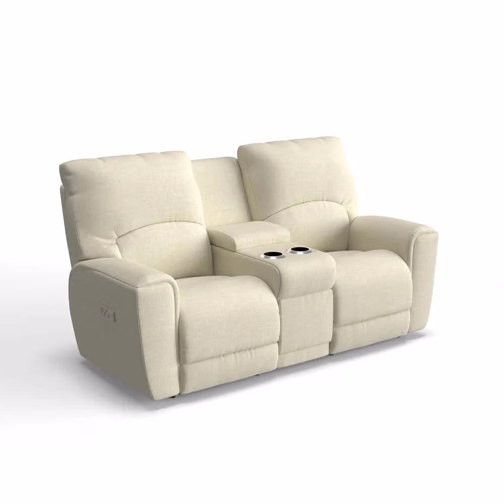 Cassian Power Reclining Loveseat w/ Headrest, Lumbar & Console - X49802