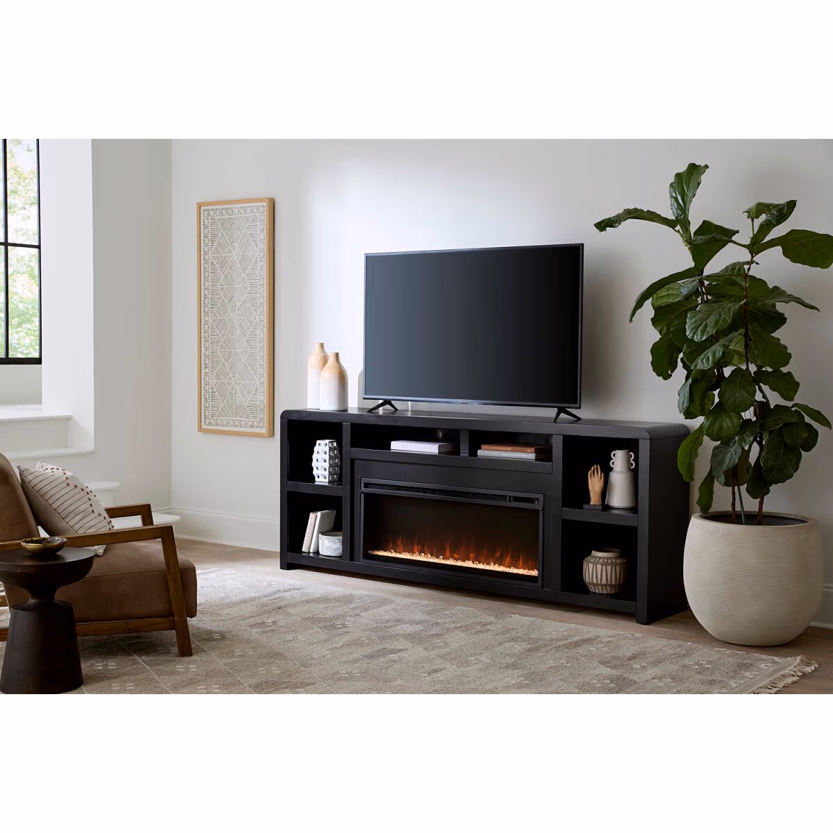 Taylor 84" Fireplace Console MYY1960-WHI - Image 3