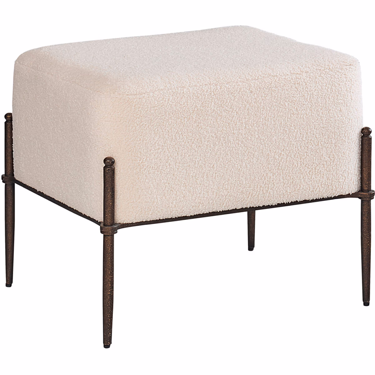 Caroline Shearling Natural Stool I3210-4691 - Image 2