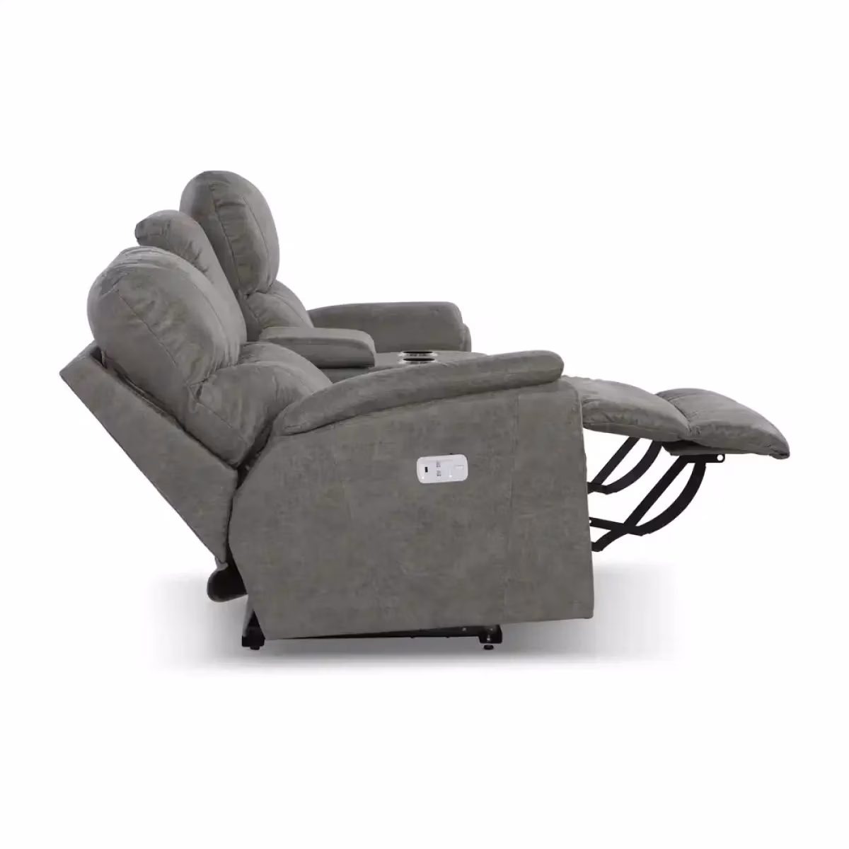 Trouper Power Reclining Loveseat w/ Headrest & Console - U49724 - Image 7