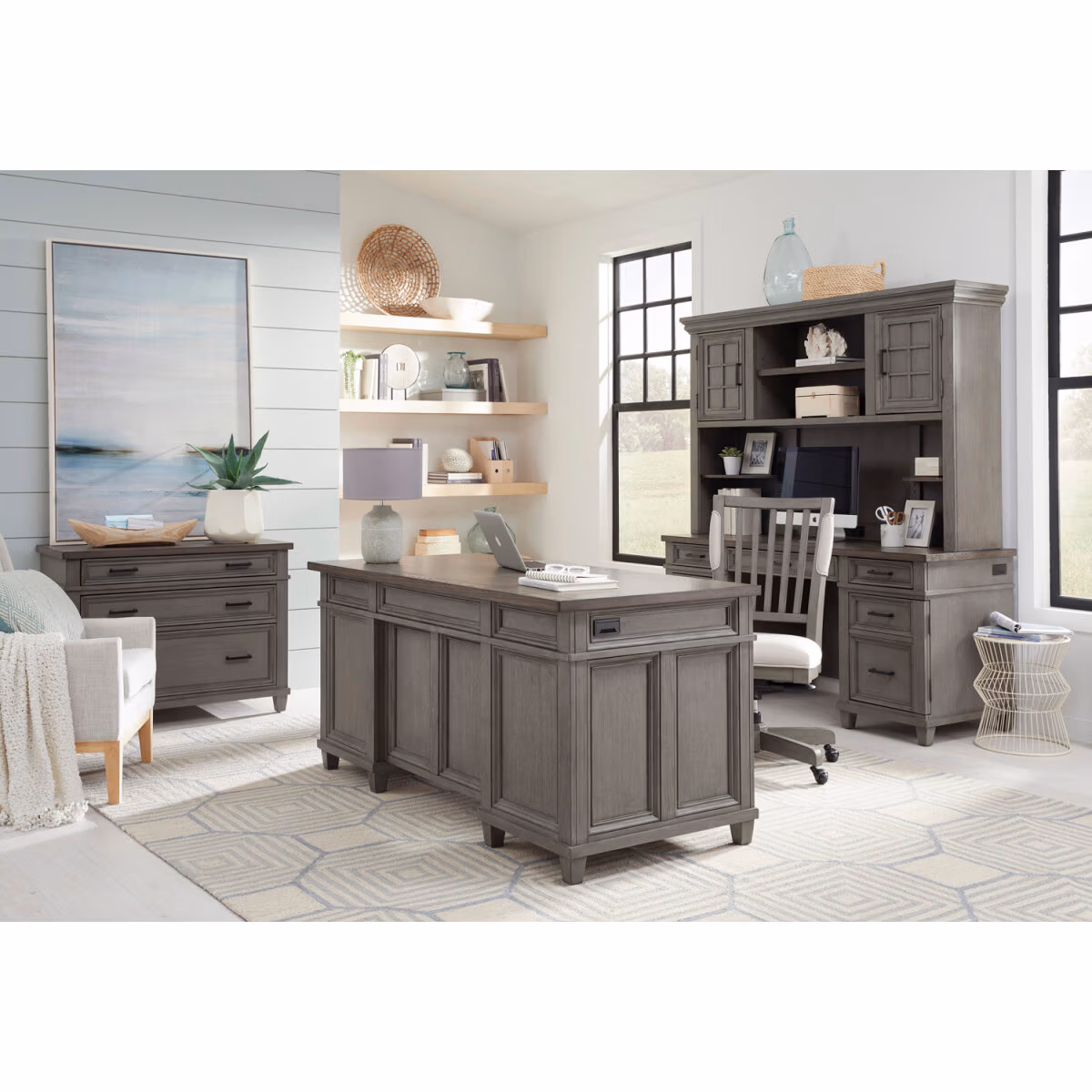 Caraway Credenza Hutch I248-317-SLT-1 - Image 3