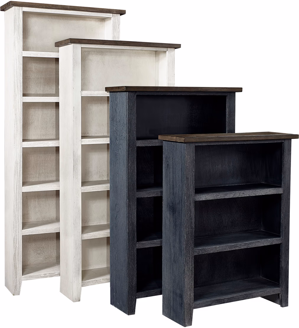 776c4983971b6d0049882bf0b5ff34c6 Eastport 48" Bookcase W/ 2 Fixed Shelves WME3448-DBK - Image 1