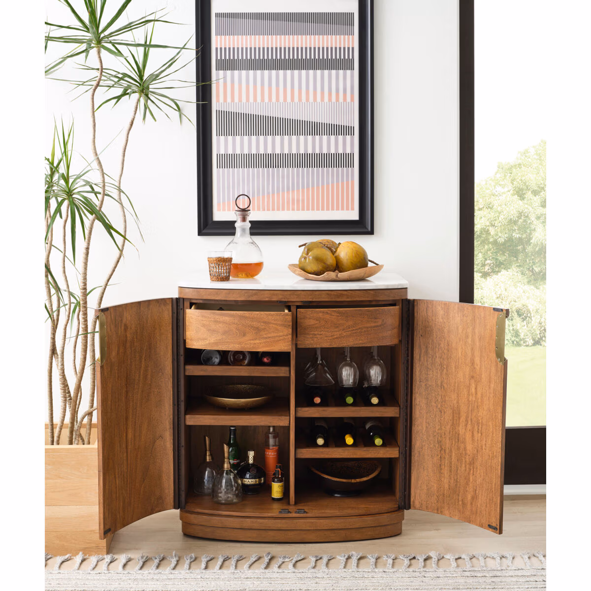 Caden Bar Cabinet W/marble Top I3224-6820 - Image 4