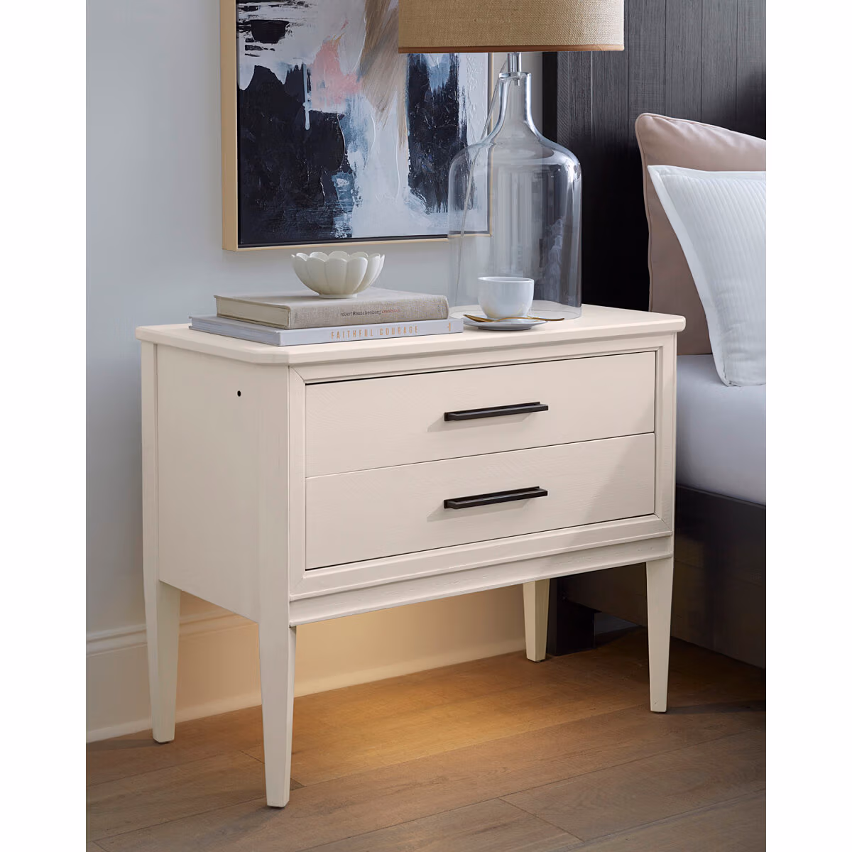 Camden White Liv360 Nightstand I631-449 - Image 3