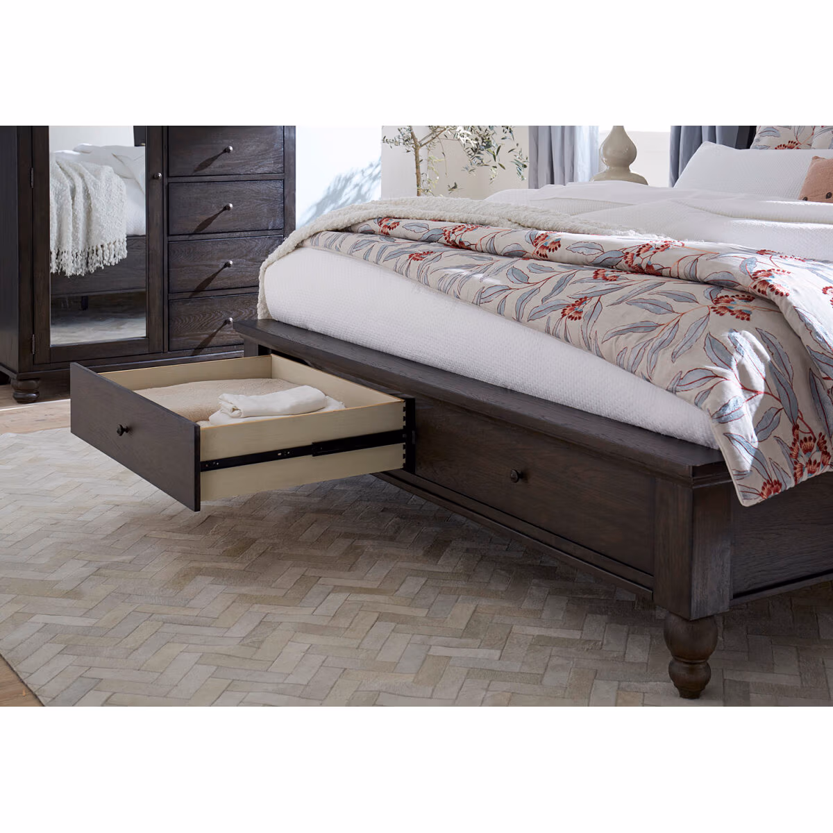 Cambridge Sleigh Bed ICB-400-PPR-KD-1 - Image 6