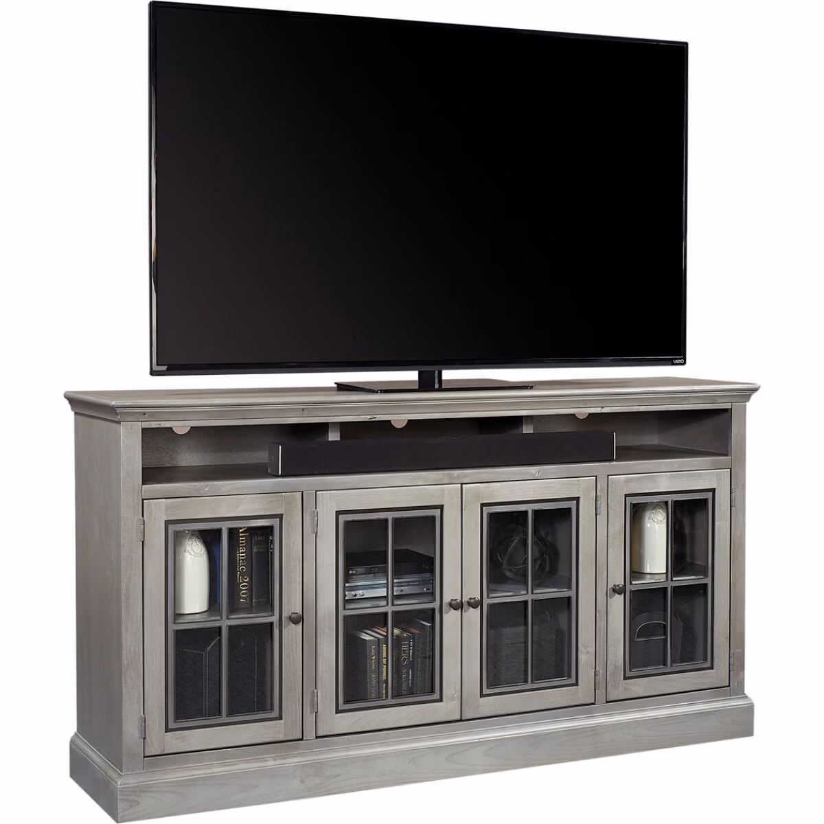 Churchill 73" Highboy Console W/ 4 Doors - Image 3
