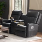 Finley Power Wall Reclining Loveseat w/ Headrest & Console - U39747 - Image 3