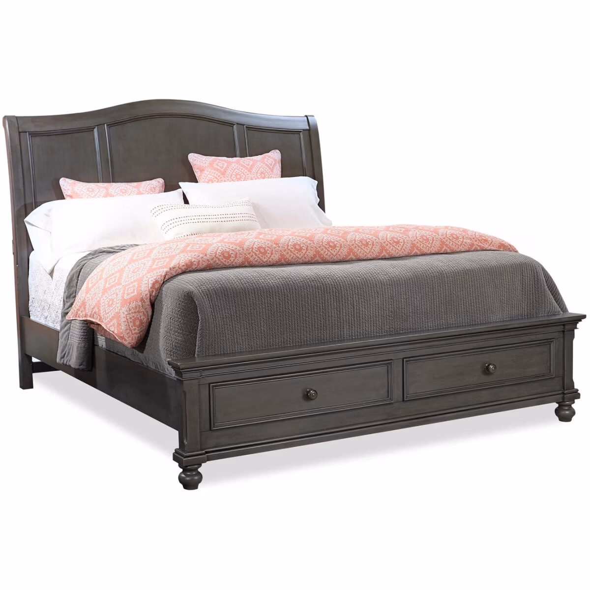 Oxford Sleigh Bed I07BRGRP17 - Image 2