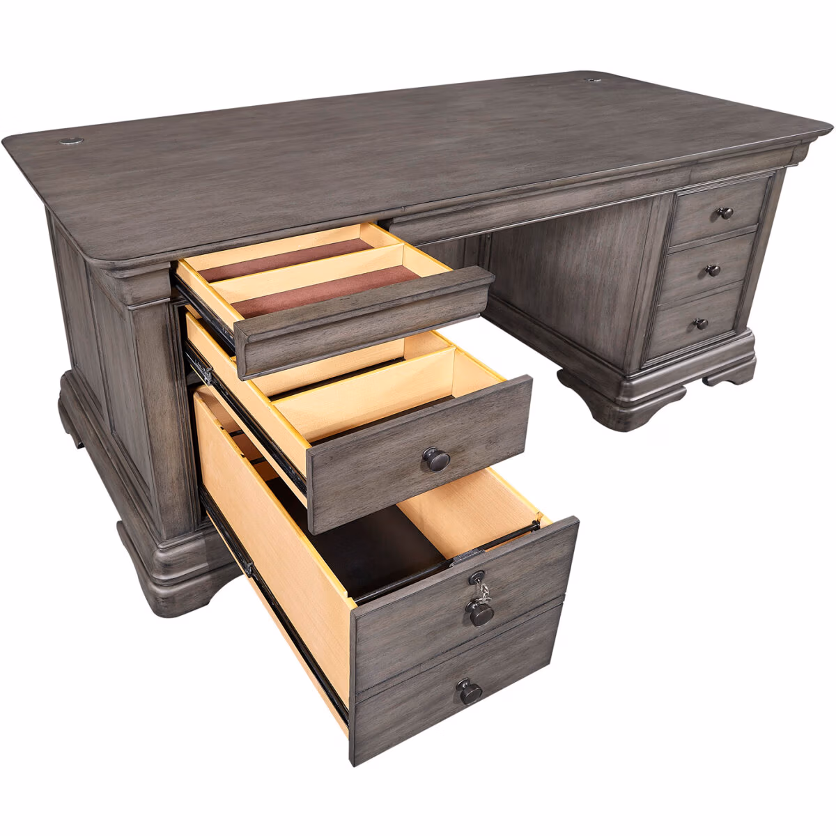 Sinclair 68" Executive Desk I224-303 - Image 6
